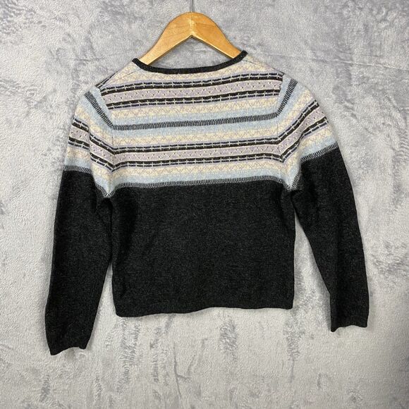 Vtg Lord & Taylor Sweater Fair Isle Nordic PM Women’s Lambswool Angora Y2K - Picture 2 of 7